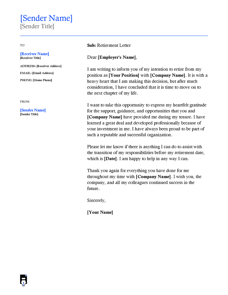 Retirement Letter from employer to employee pdf
-03