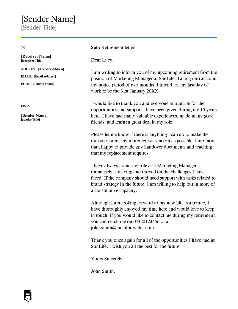 Simple retirement letter to employer-02
