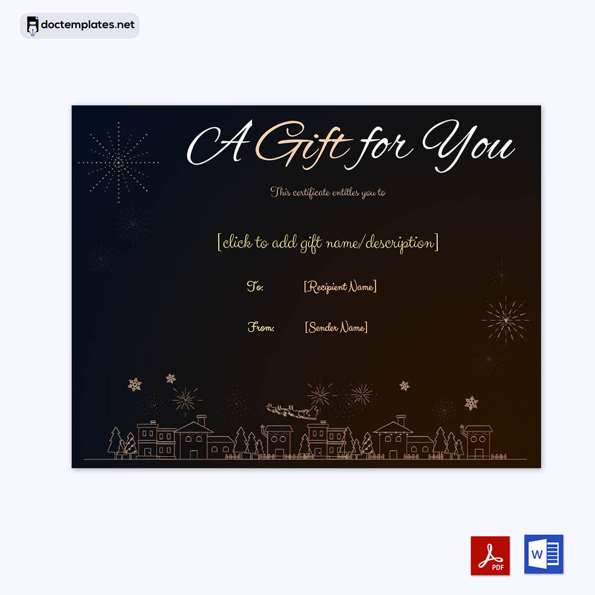 christmas award certificate template free download 03