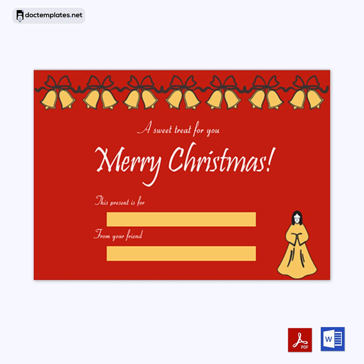 Christmas gift tags printable 01