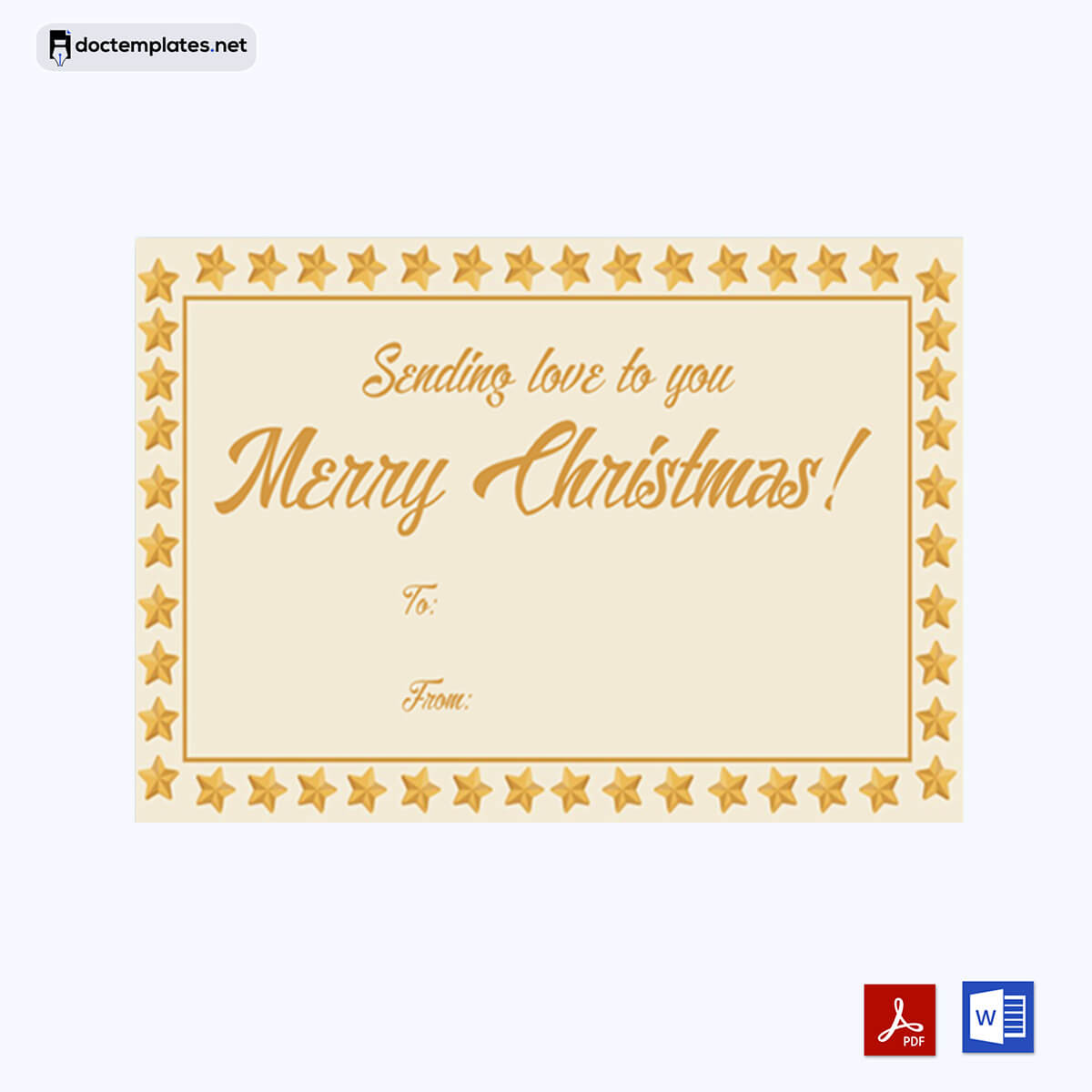 16 Christmas Gift Tag Templates (Editable)