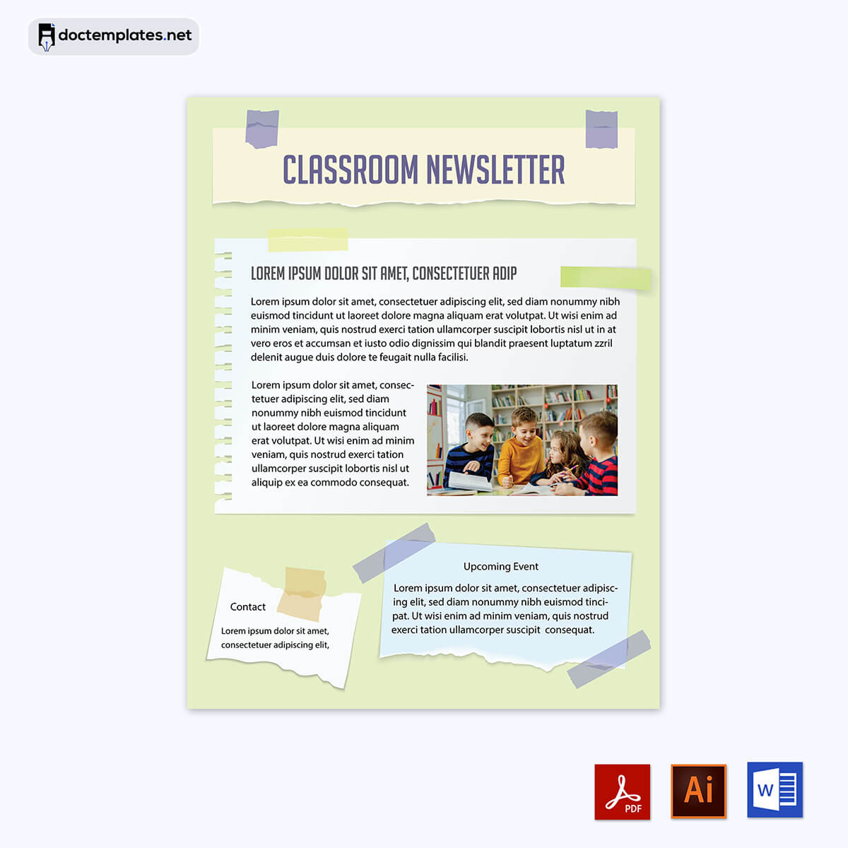classroom newsletter template free 06