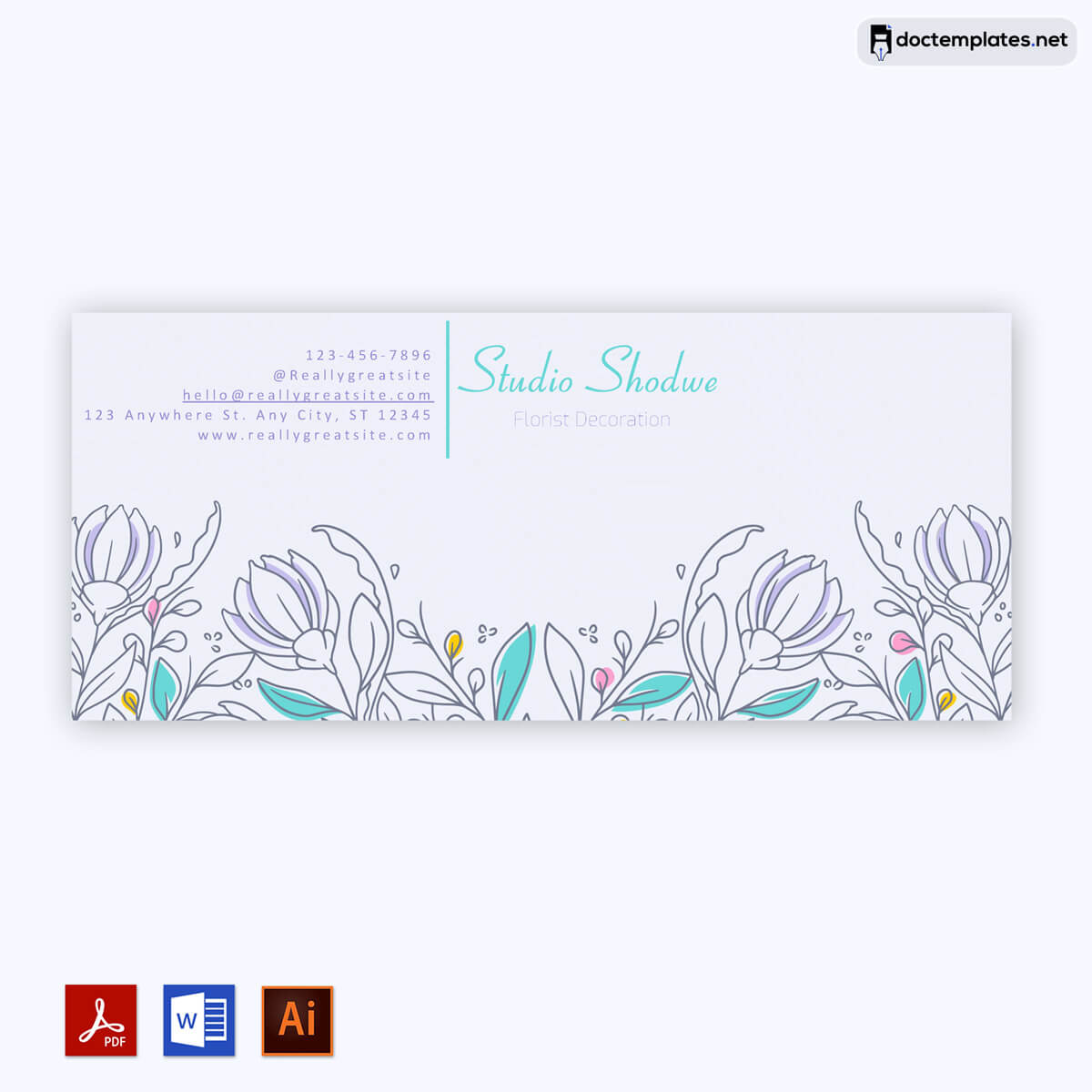 company envelope design template free download