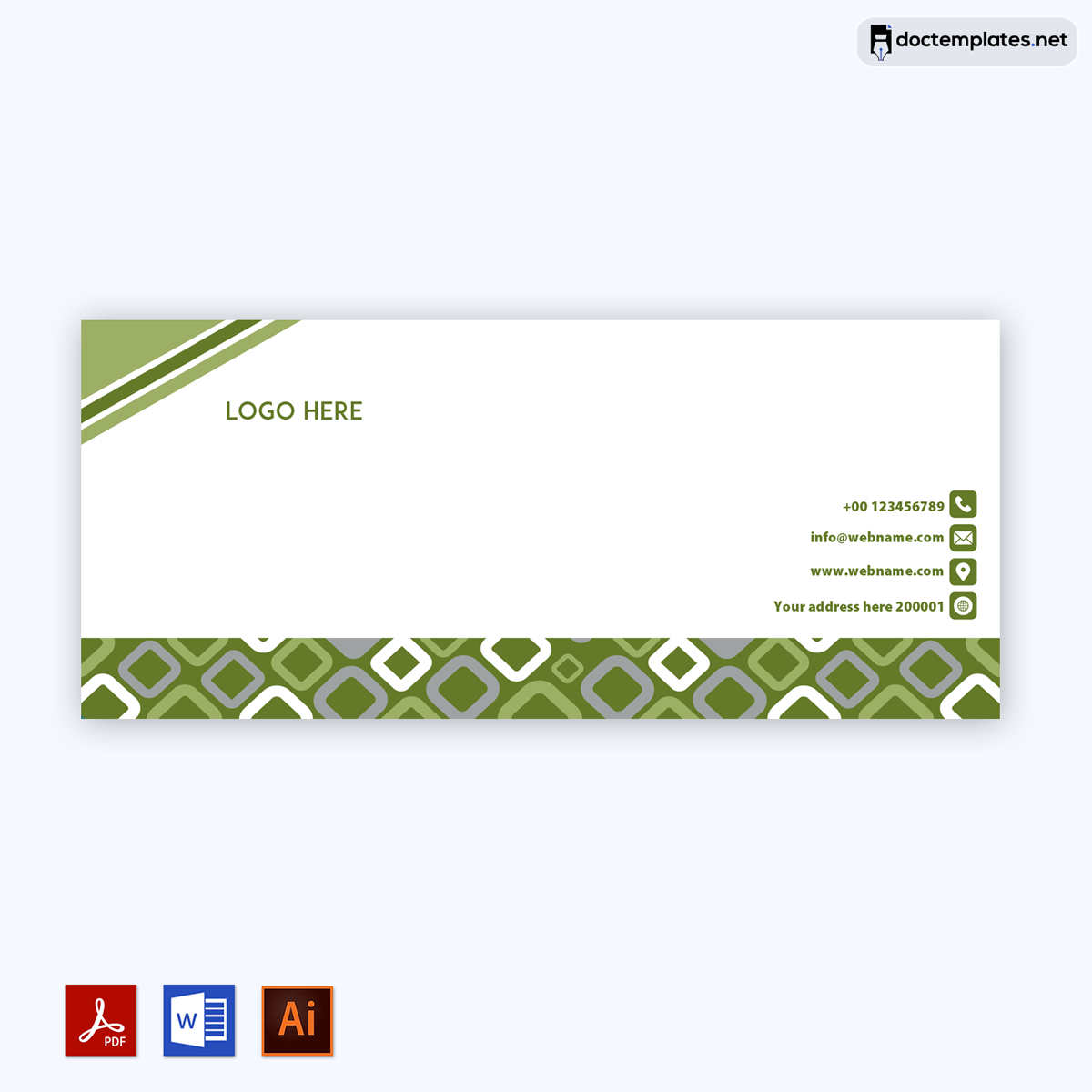 Free printable envelope templates 05