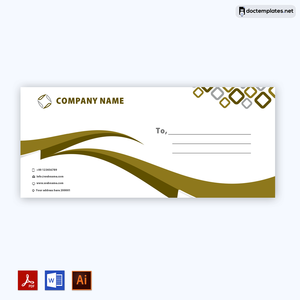printable envelope template for money 04