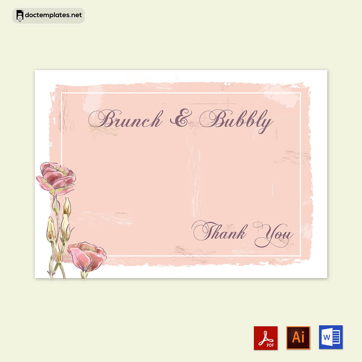 simple bridal shower thank you wording