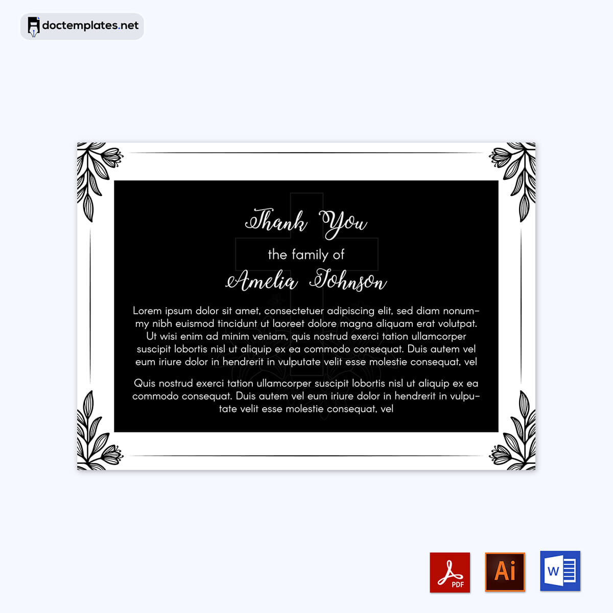 funeral thank you card template free 02
