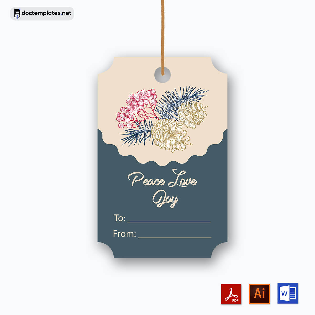 Gift Tagging made easy with Adobe Illustrator Templates