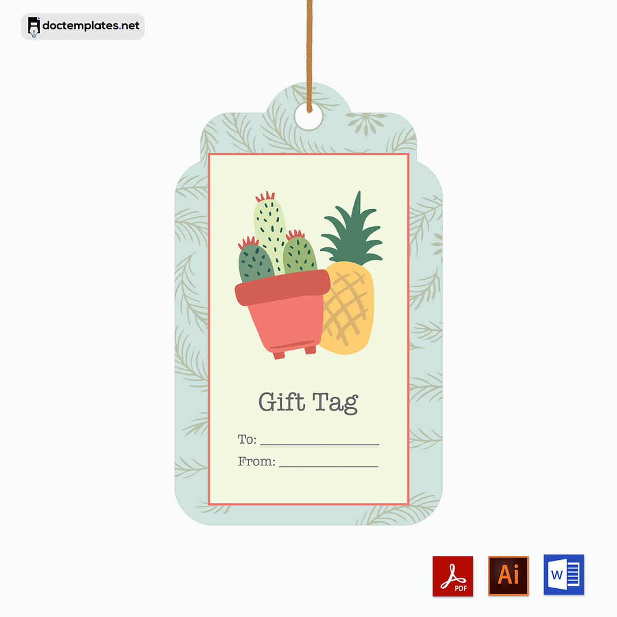 Gift Tag Template Bundle - 30 Editable Designs Included