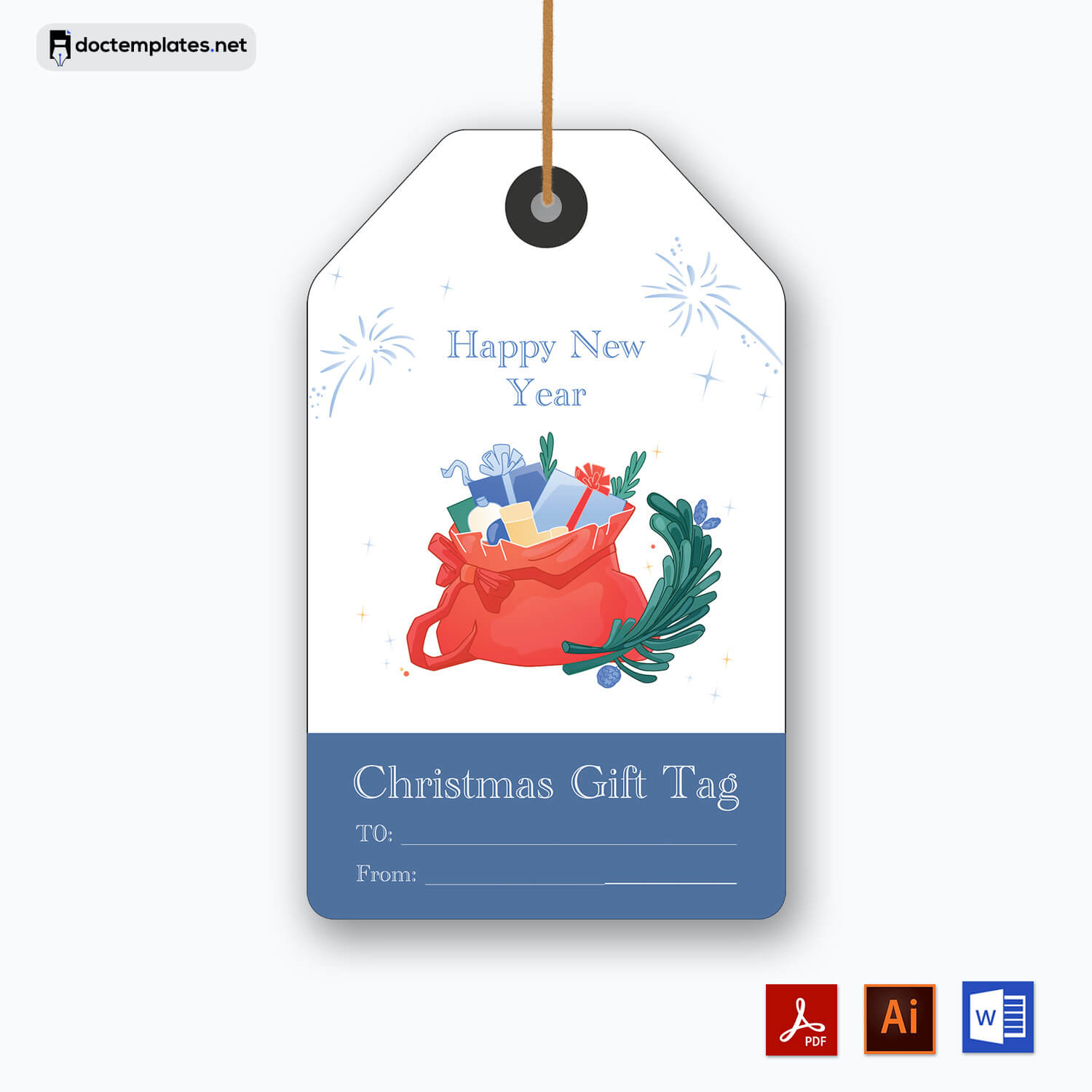 Gift Tagging Simplified - 30 Exclusive Adobe Illustrator Templates
