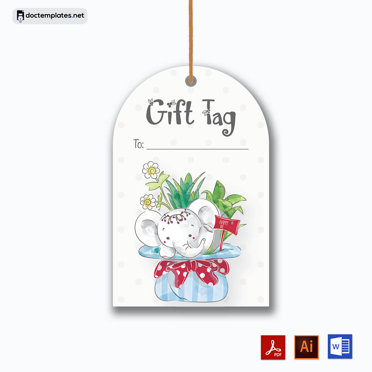 Premium Gift Tag Templates - Ready for Adobe Illustrator
