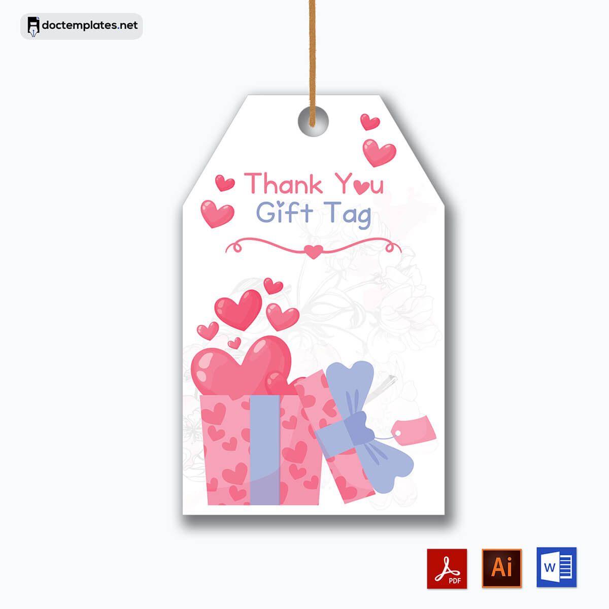 Exclusive Gift Tag Template Pack - 30 Editable Designs