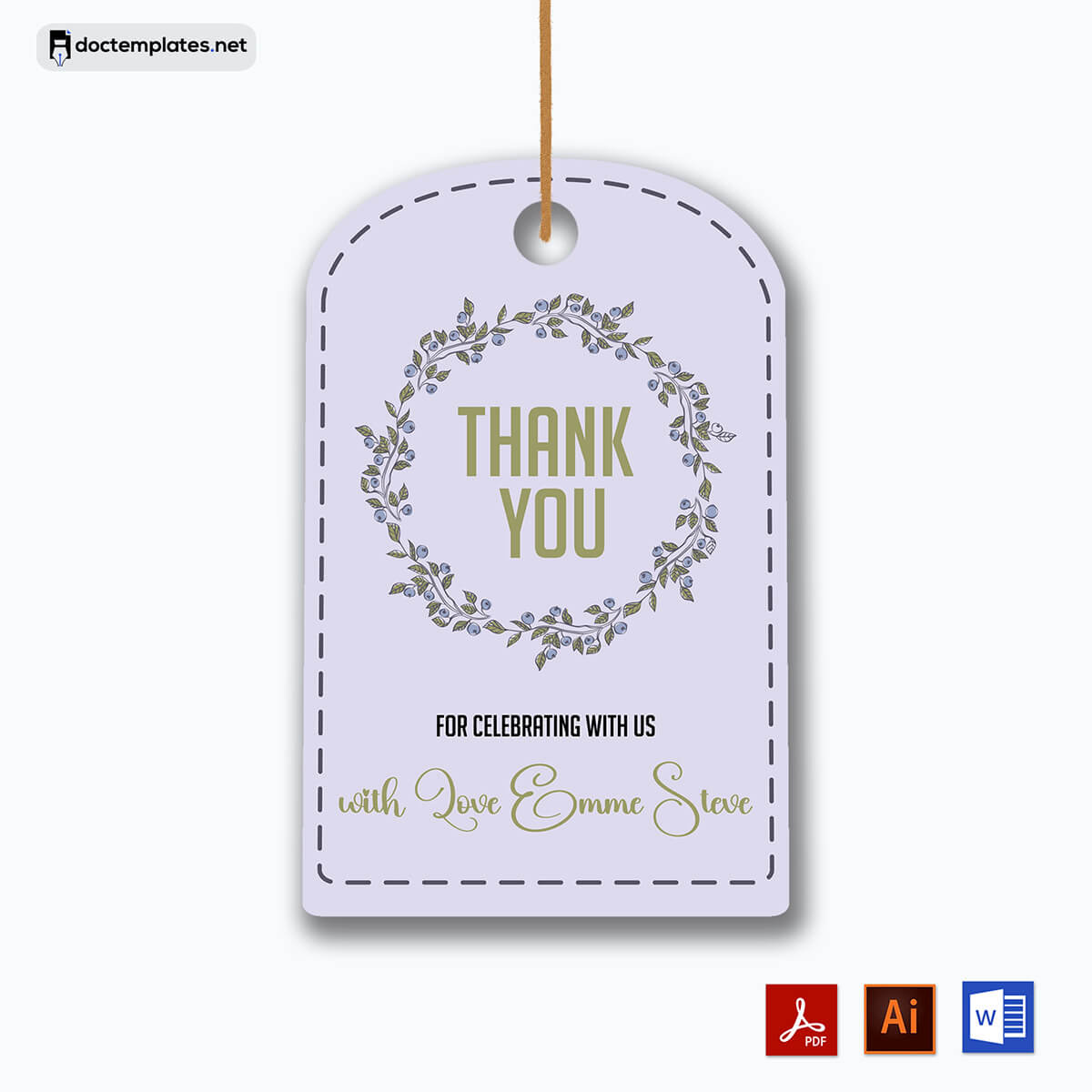 Gift Tags like Never Before - Adobe Illustrator Templates