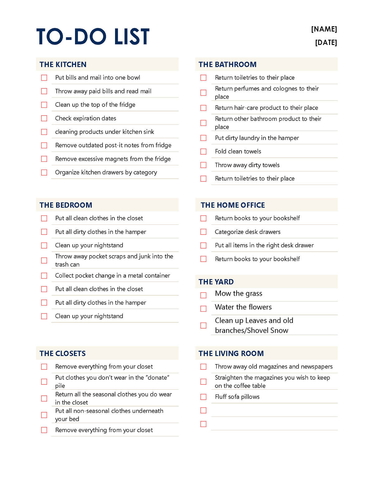 10+ Editable To-Do List Templates