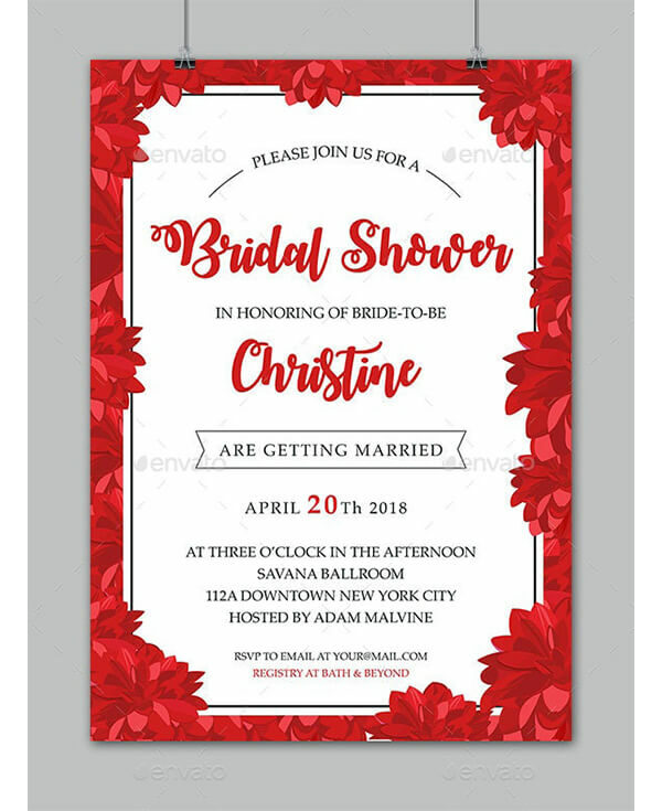 Bridal Shower Invitation Templates 08