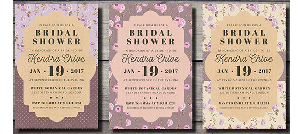 Bridal Shower Invitation Templates 09