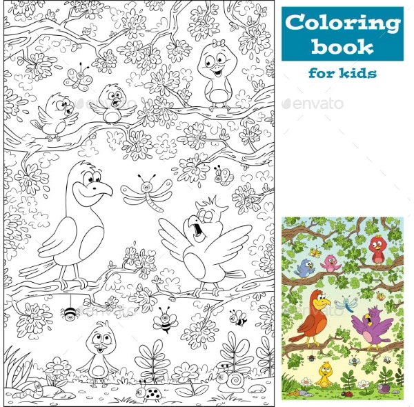 Coloring Book Template 15