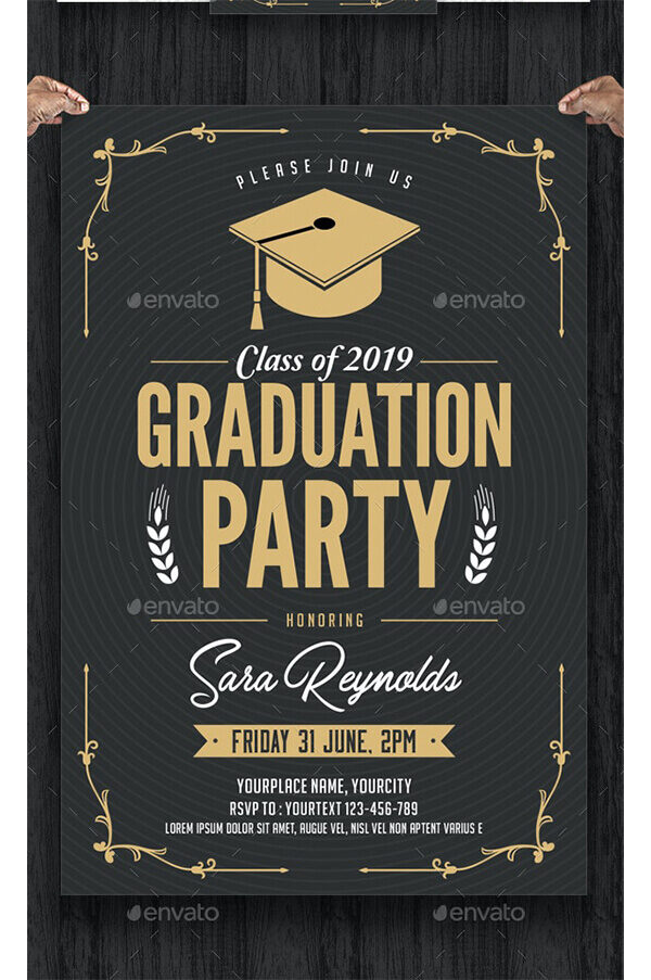 Graduation Ceremony Invitation Template 05