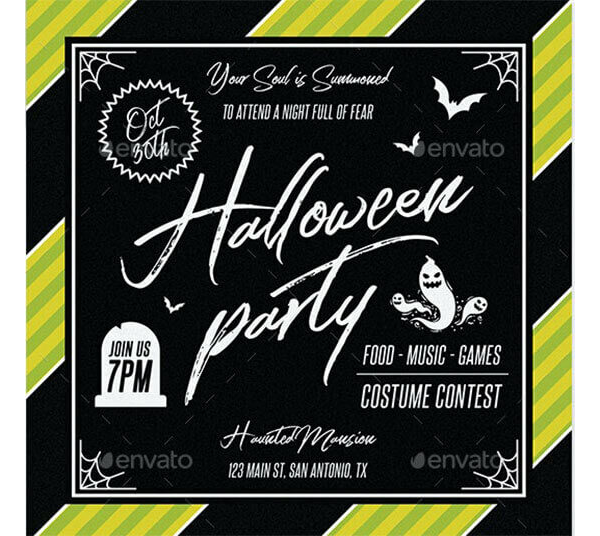 Halloween Party Invitation 03