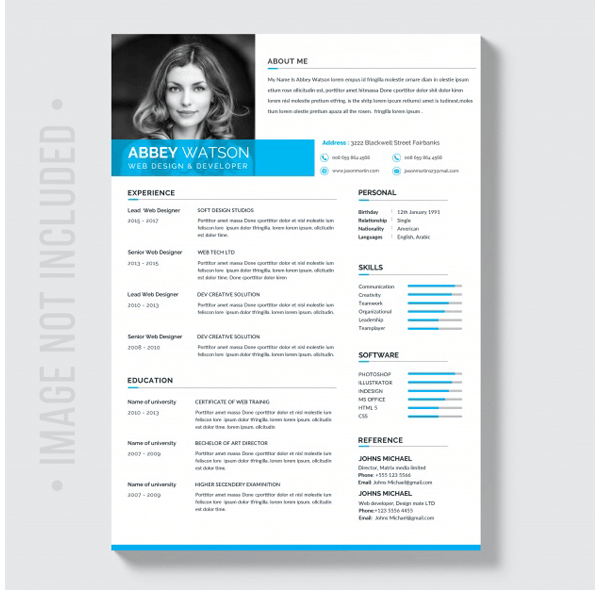 Clean Security Officer Resume Template