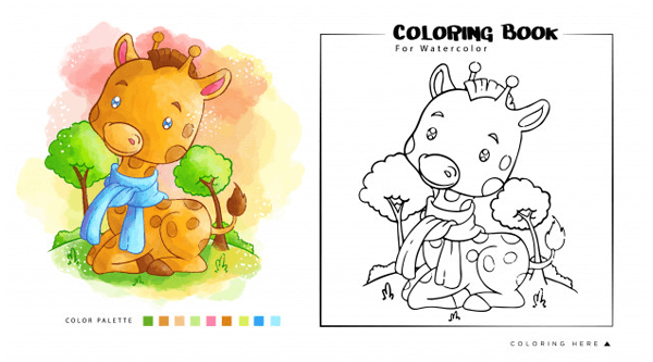 Coloring Book Template 23